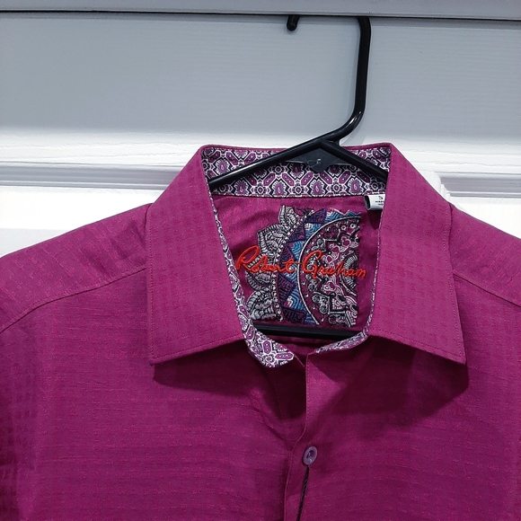 Robert Graham Briarwood Magenta Classic Fit Shirt - Picture 2 of 5